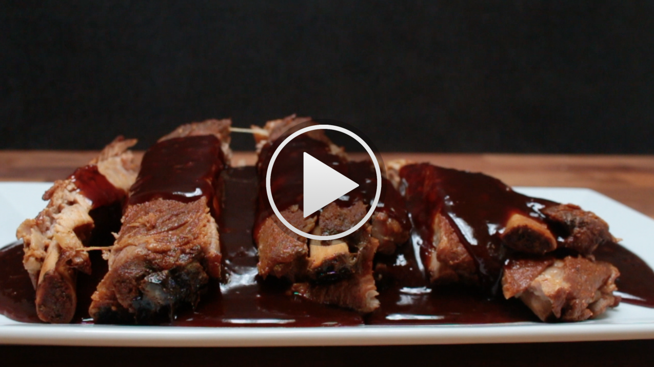 Beer Ribs and BBQ Sauce
