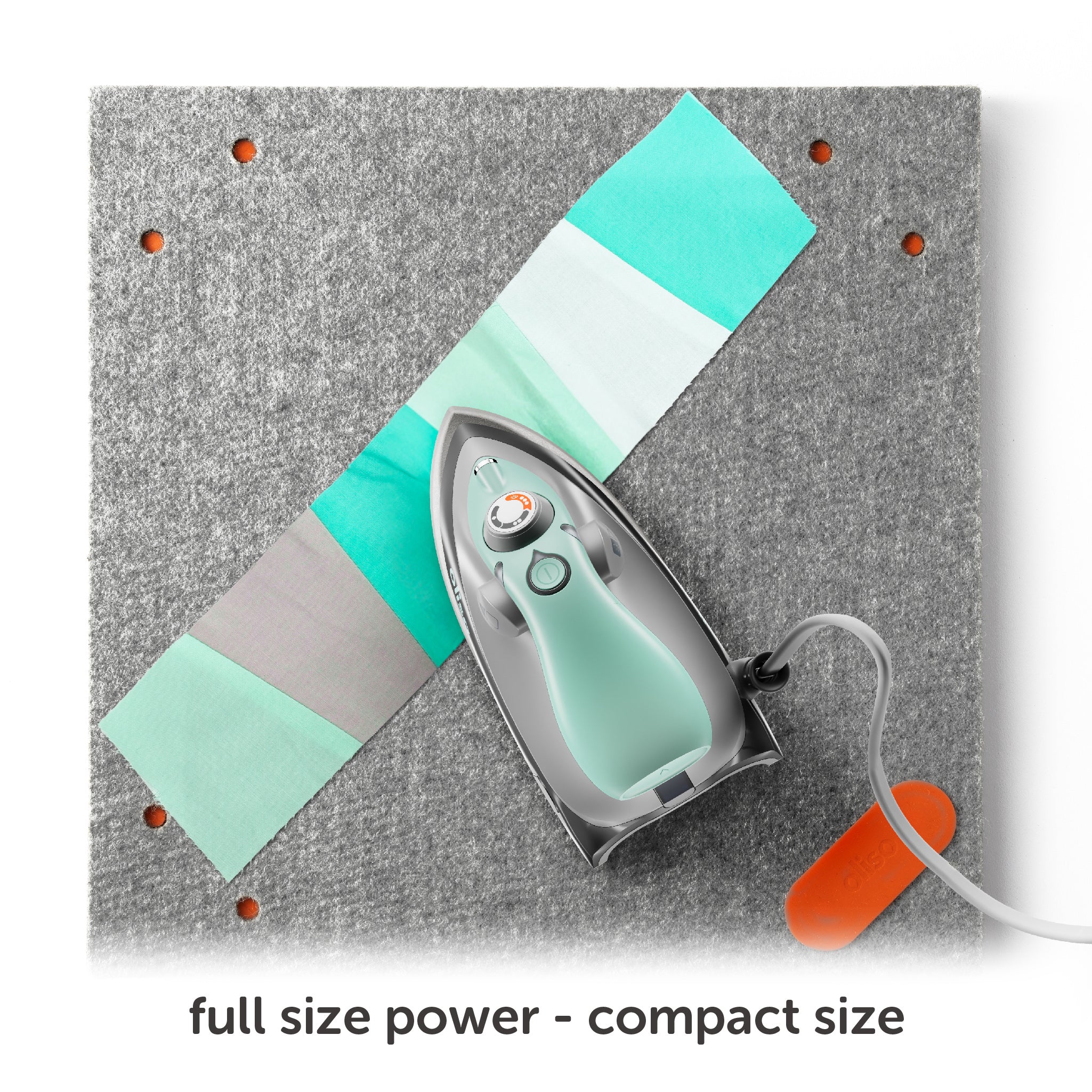 The M3Pro and 100% wool MultiMat are the perfect companions, making pressing quick and easy.