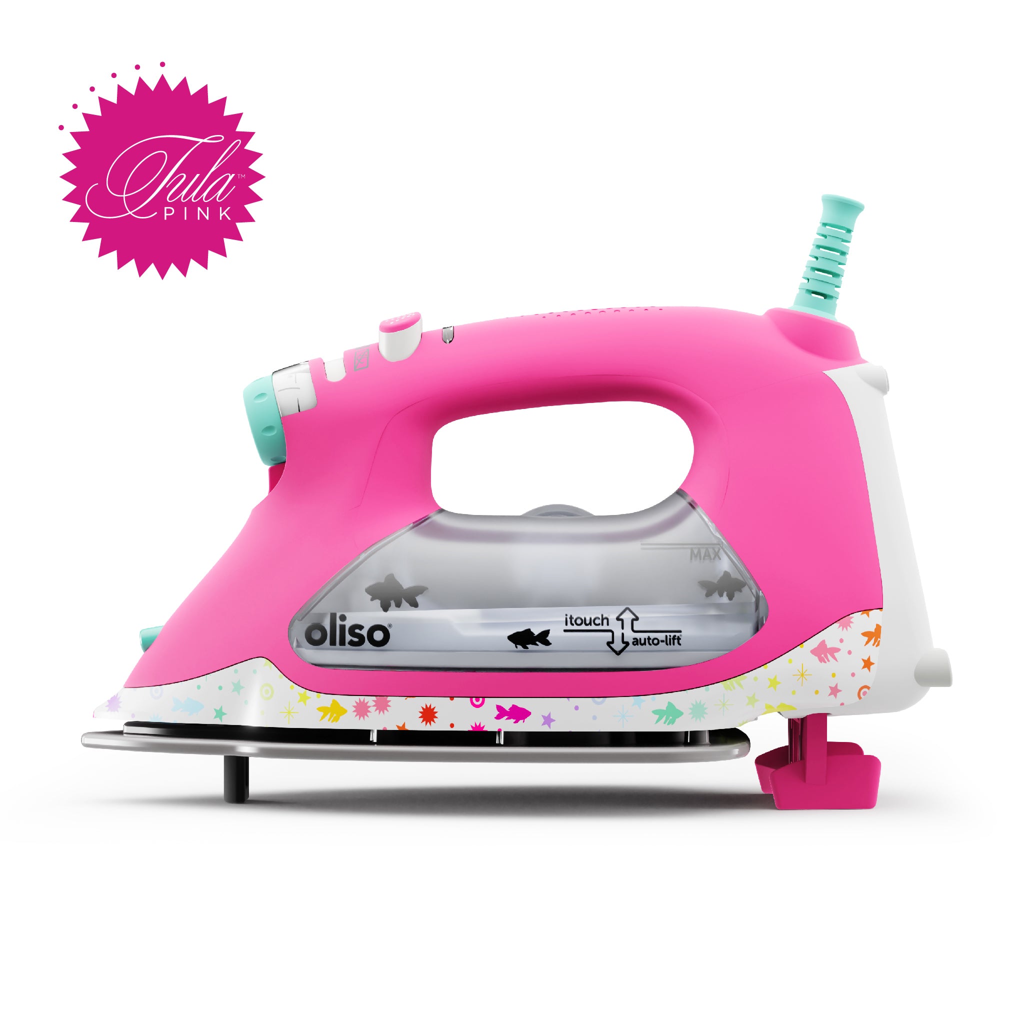 Simply touch the handle, and the iron lowers, ready to work. Take your hand off, and the iron lifts, preventing scorches, burns, and tipping. It&