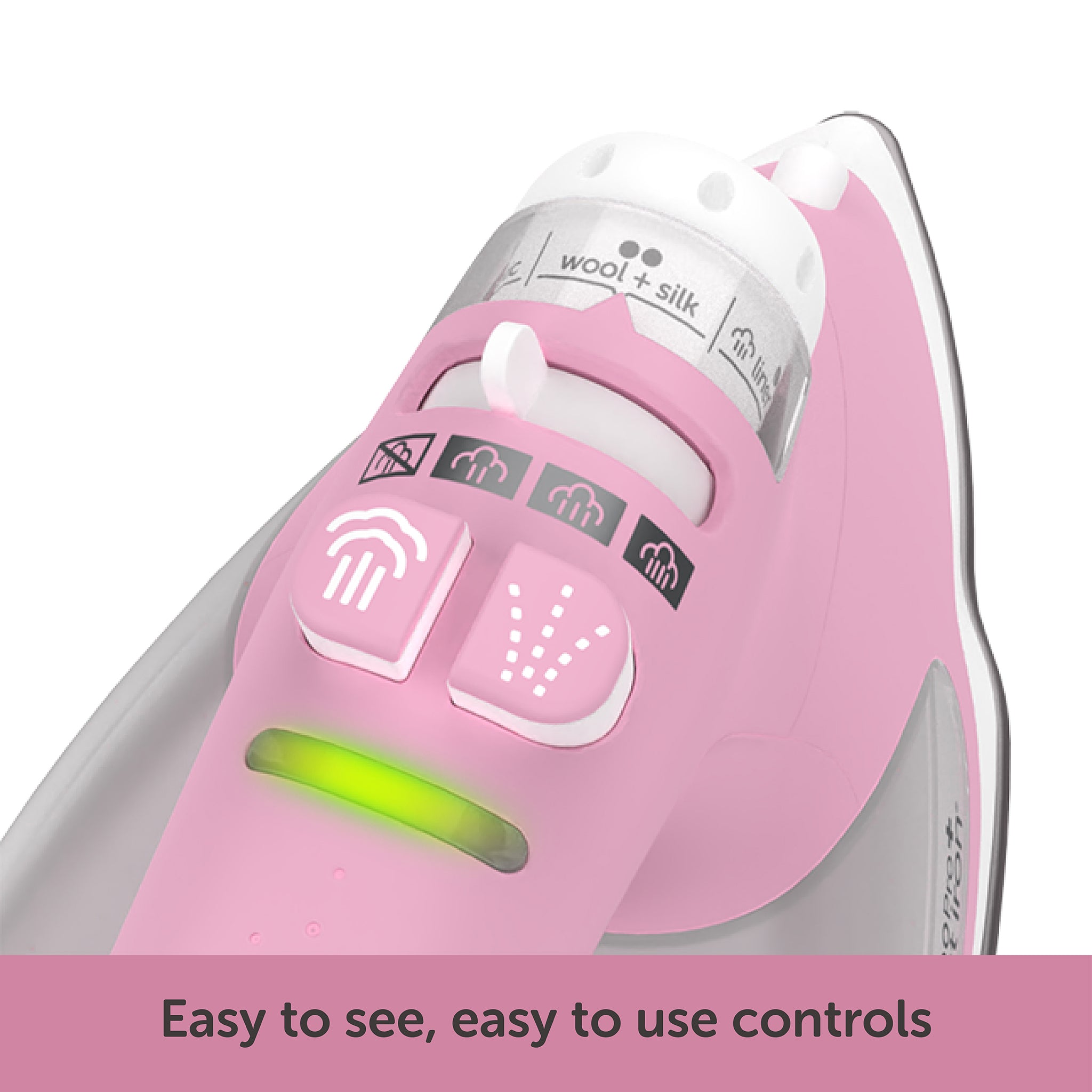 Oliso Pro Smart Iron with iTouch (TG1100 for Australia) Pink - Janome  Sewing Centre Everton Park