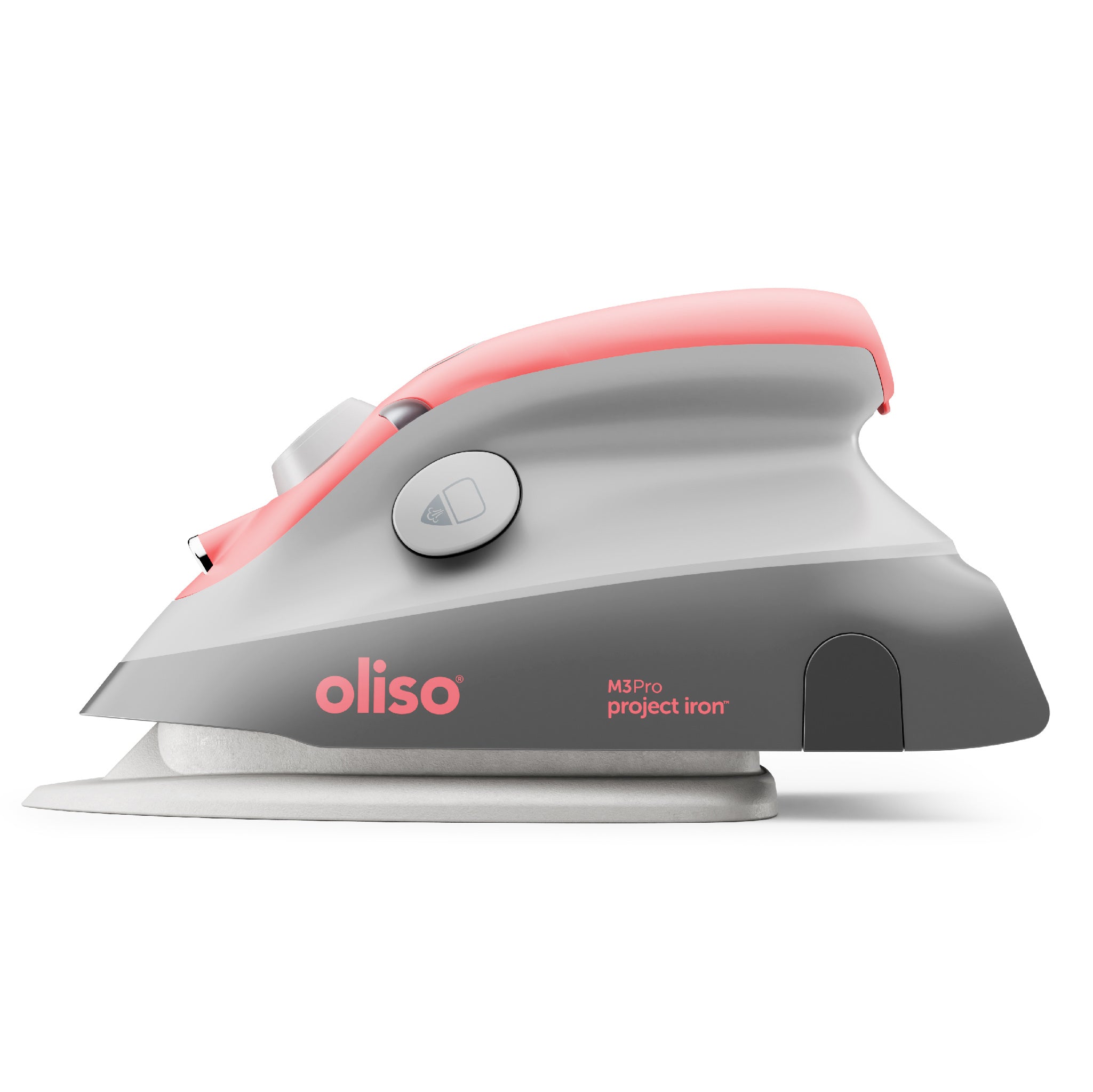 The aqua M3Pro project iron. Designed especially with the quilter, sewist, and crafter in mind.