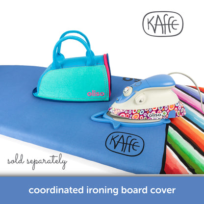 The Oliso Kaffe carry bag is part of the Kaffe collection, including the M3Pro project iron and Kaffe ironing board.