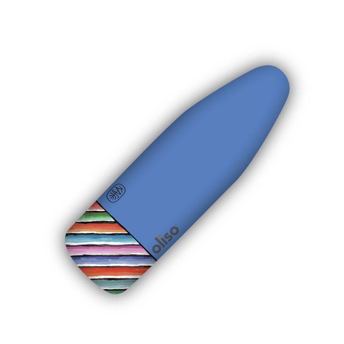 Kaffe by Oliso premium ironing board cover — colorful, artistic design by Kaffe Fassett, fits standard boards, heavy-duty padding for smoother ironing, heat-resistant, durable, vibrant for quilting, sewing and everyday pressing anf ironing.