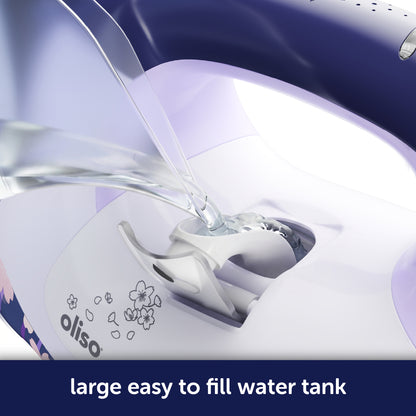 Oliso Yaya Han ProPlus iron with a large-capacity water tank is easy to fill and uses regular tap water. For sewing, quilting, and creating cosplay costumes.