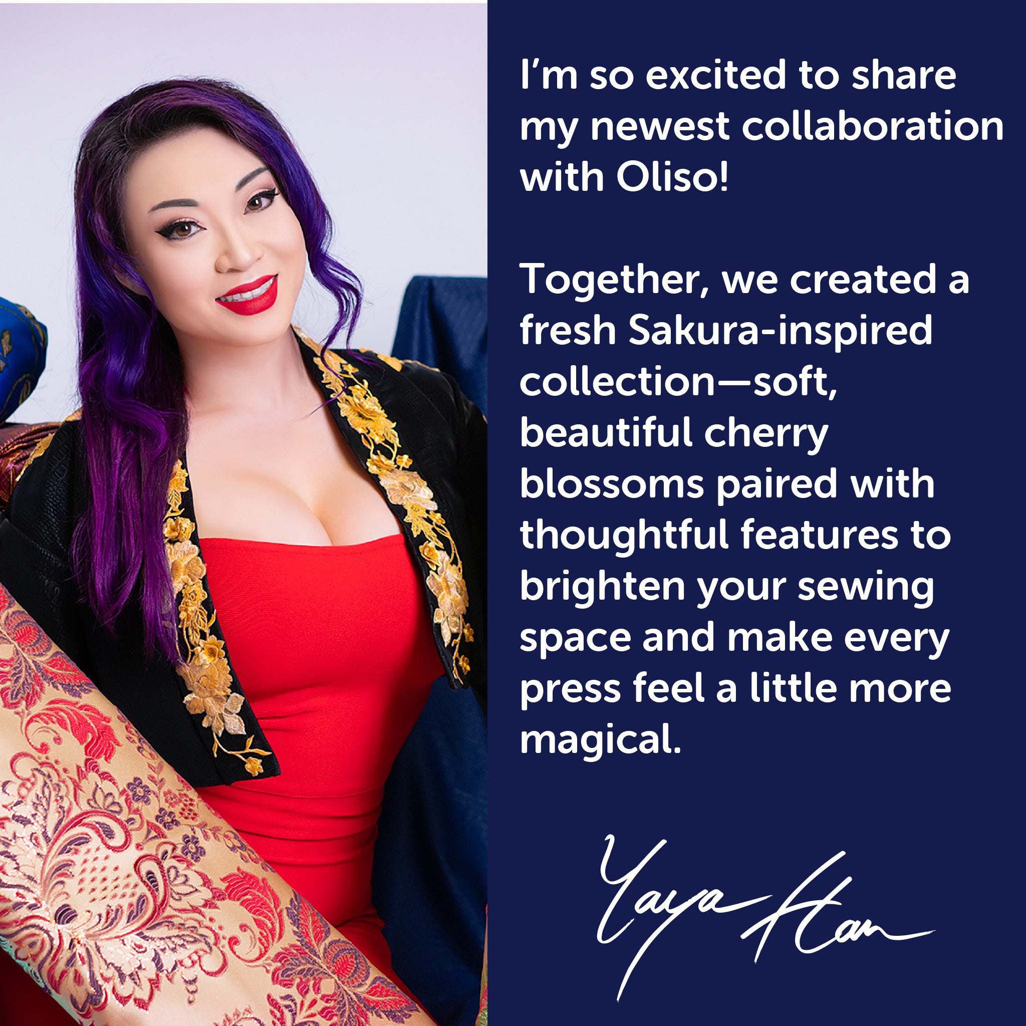 Oliso - Yaya Han - cherry blossom Ironing Board Cover – oliso