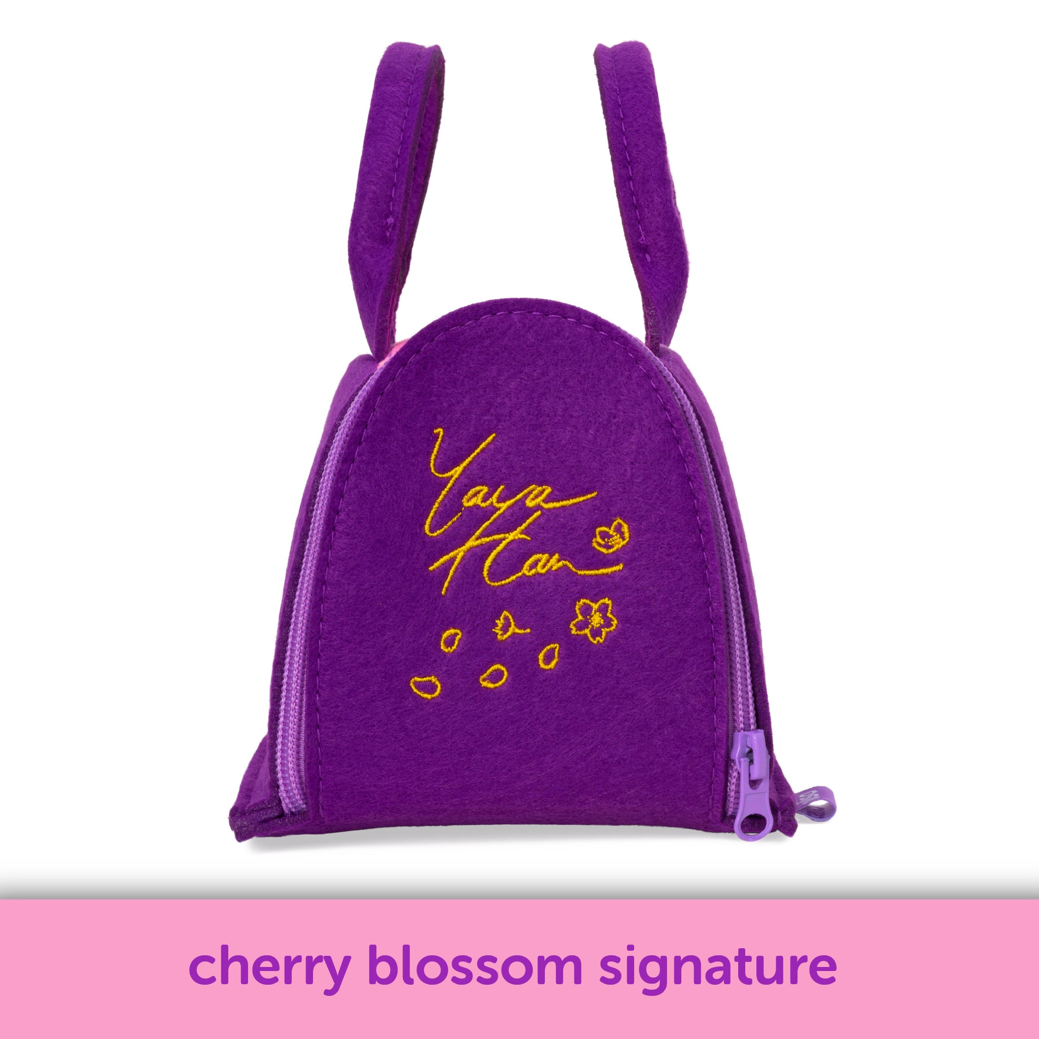 Oliso Yaya Han Carry Bag – Cherry Blossom Edition. Designed to protect your Yaya Han M3Pro iron wherever you go, this durable and stylish bag features Yaya Han’s signature along with elegant cherry blossom details for a distinctive, travel-ready look.