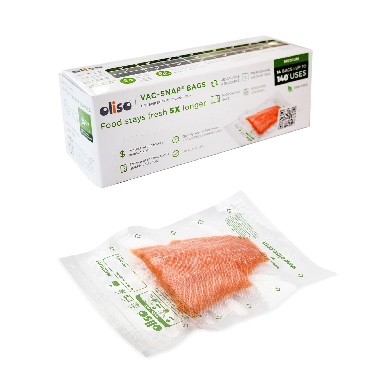 Freezer Vacuum Seal Bags Sous Vide Bags Oliso – oliso